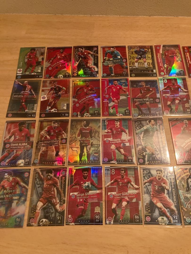 wccf footista バイエルン　25枚セット