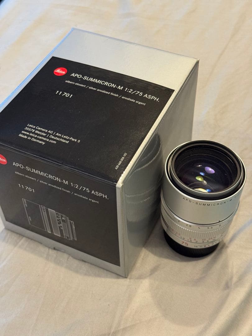 ライカアポズミクロンM75mm/F2 ASPH.6bit現行品 Leica レア