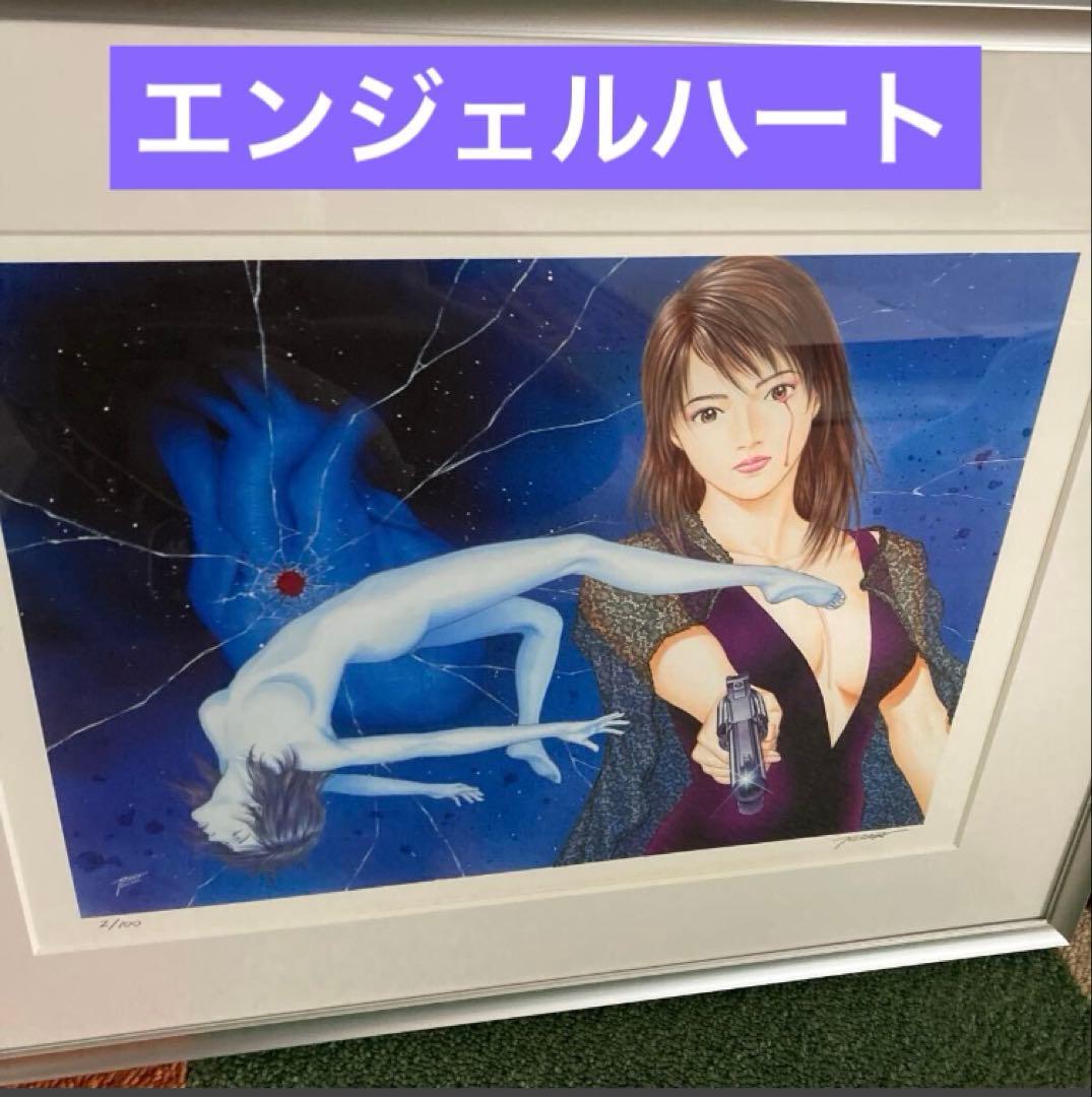 エンジェル・ハート1500万部突破記念　北条司ジークレー版画コレクション限定品❗️