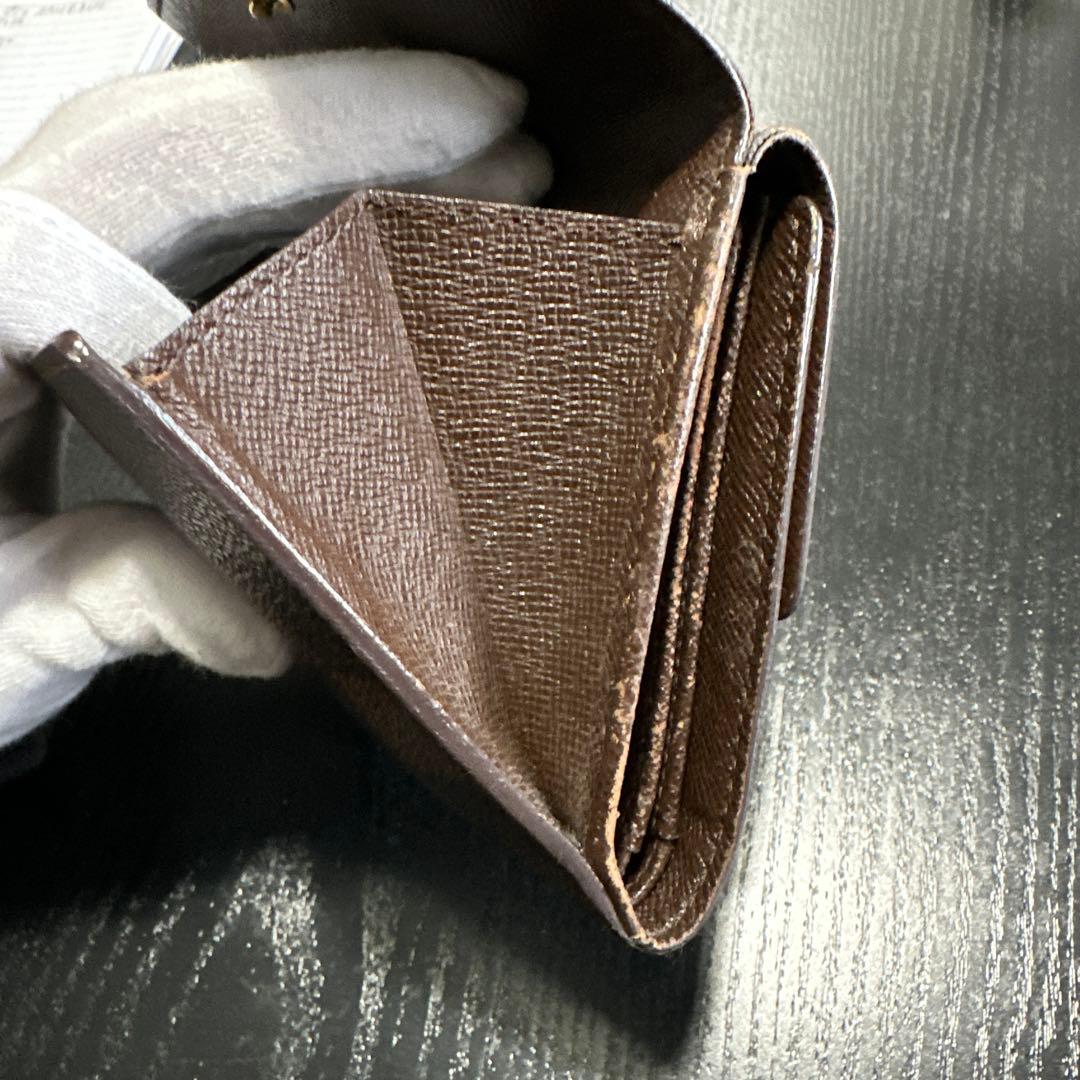 ルイヴィトン ダミエ三つ折財布