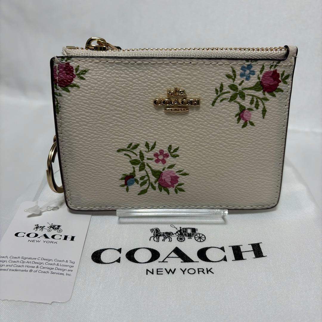 未使用　コーチ　COACH　/カード/パスケース　コンパクト財布　タグ付き