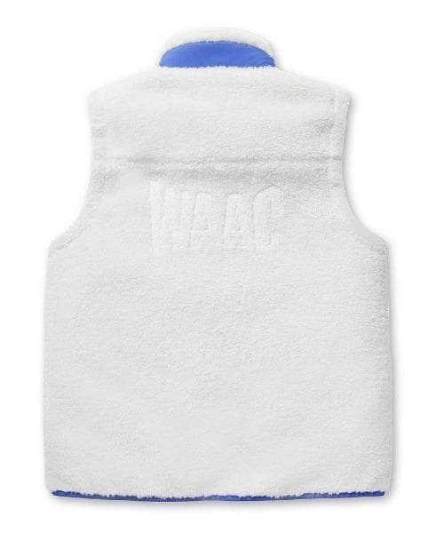 新品 WAAC ロゴ ボア フリース ベスト 072304258