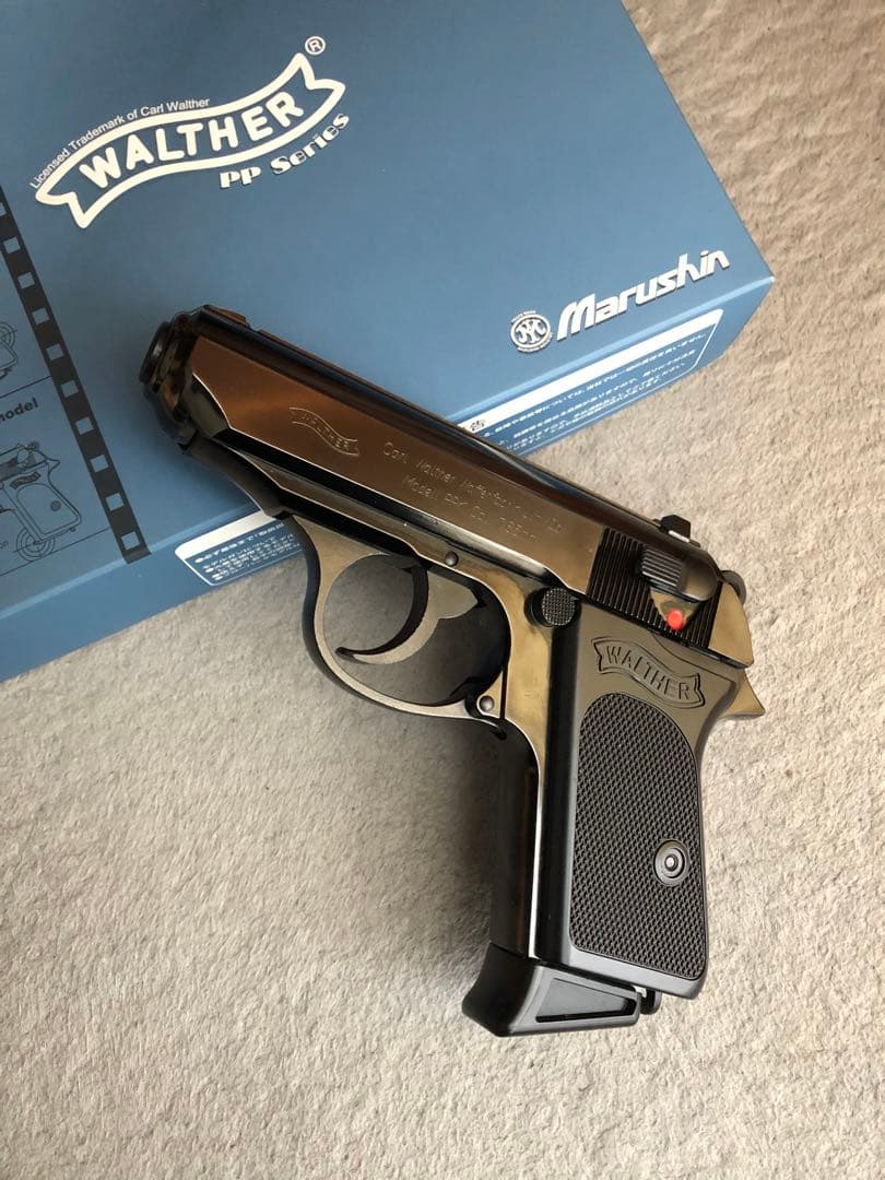 マルシン　ワルサーPPK WディープブラックABSモデルガン完成品
