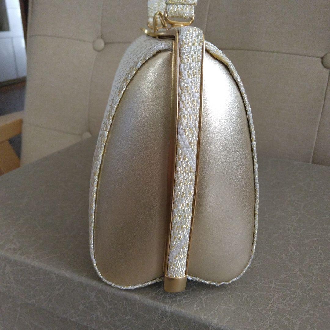 ハンドバッグとゴールド草履セットMサイズ