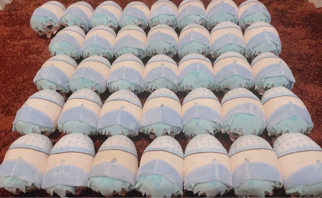 ころん　すとぷり　もちころりん　ころんくん　36個セット　水色　ぬいぐるみ