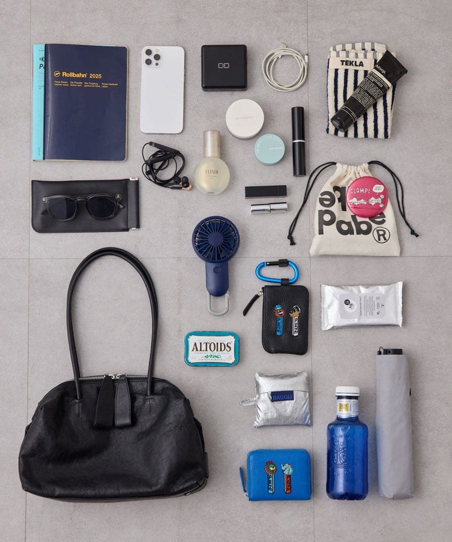 ear PAPILLONNER ロングハンドルボストンバッグ