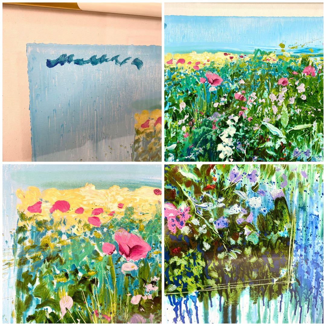 ホアキン・トレンツ・リャド シルクスクリーン 版画 絵画 フローレス 本人サイン