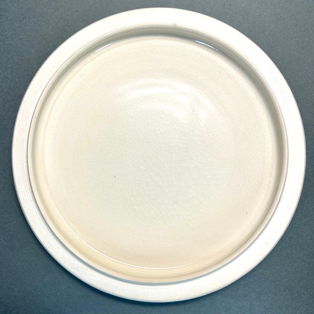 水指　『手塚大示　仁清写　松鶴絵曲形』　即中斎好写　桃山窯　茶道具　共箱　工芸品