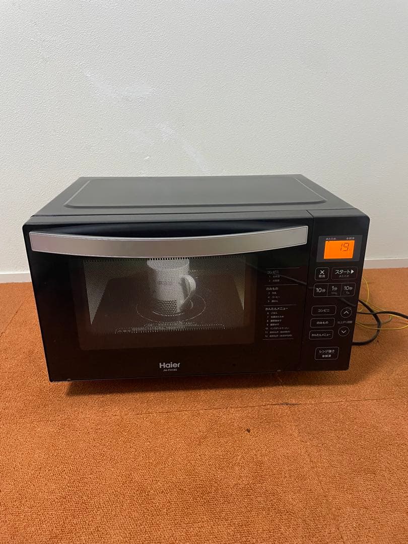 ぺ～ 　2019年製 電子レンジ JM-FH18G 50/60Hz共通