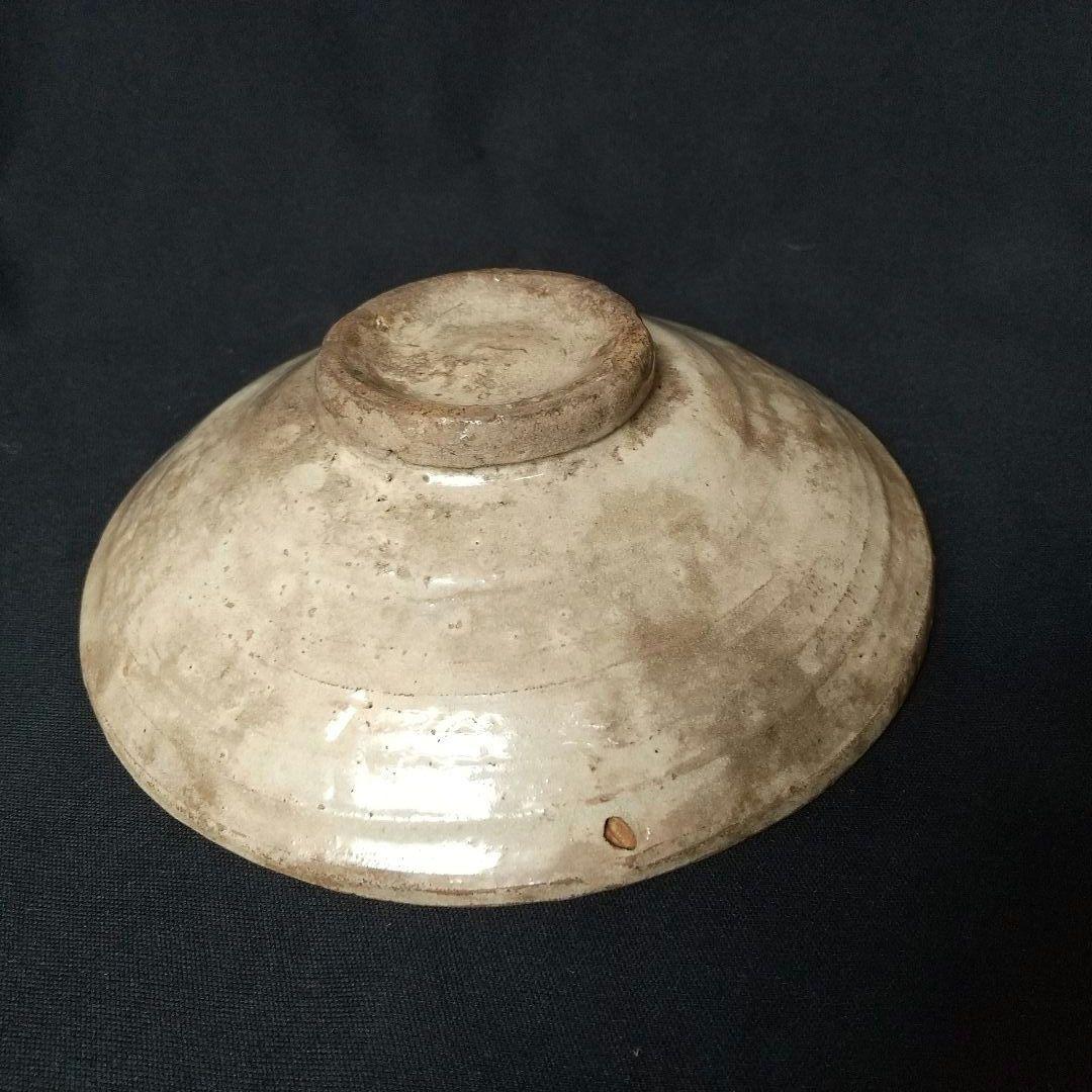 李朝 井戸脇 平茶碗 古箱あり 高麗 骨董 茶道具