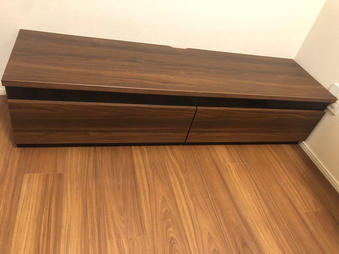 LOWYA ウォールナット テレビボード 引き出し付き