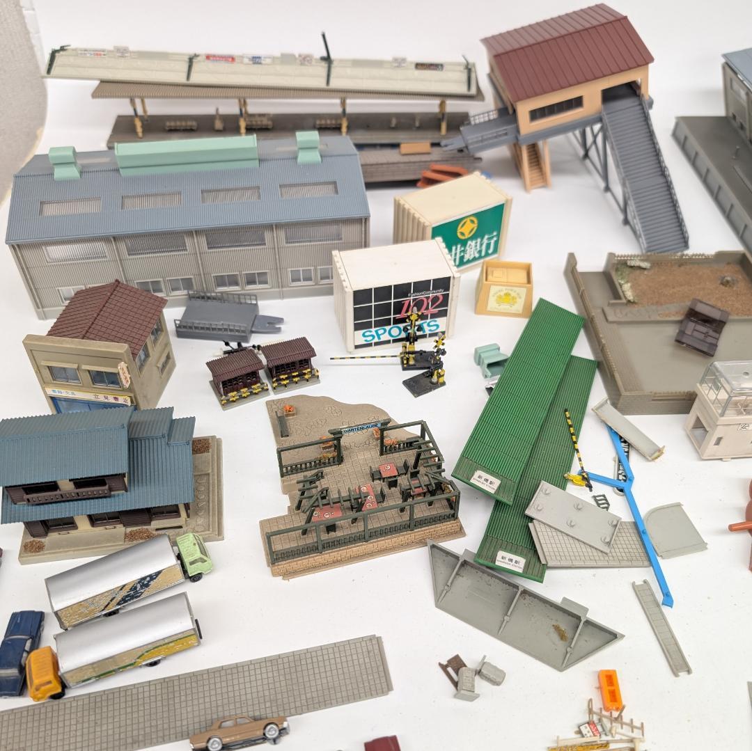 鉄道模型用 ジオラマ 解体品 部品 ジャンク 建物等 大量セット TOMIX 他