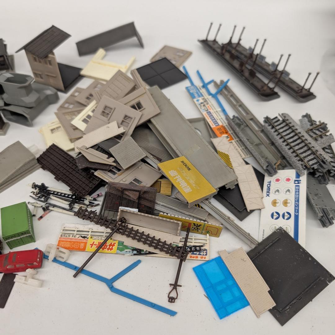 鉄道模型用 ジオラマ 解体品 部品 ジャンク 建物等 大量セット TOMIX 他