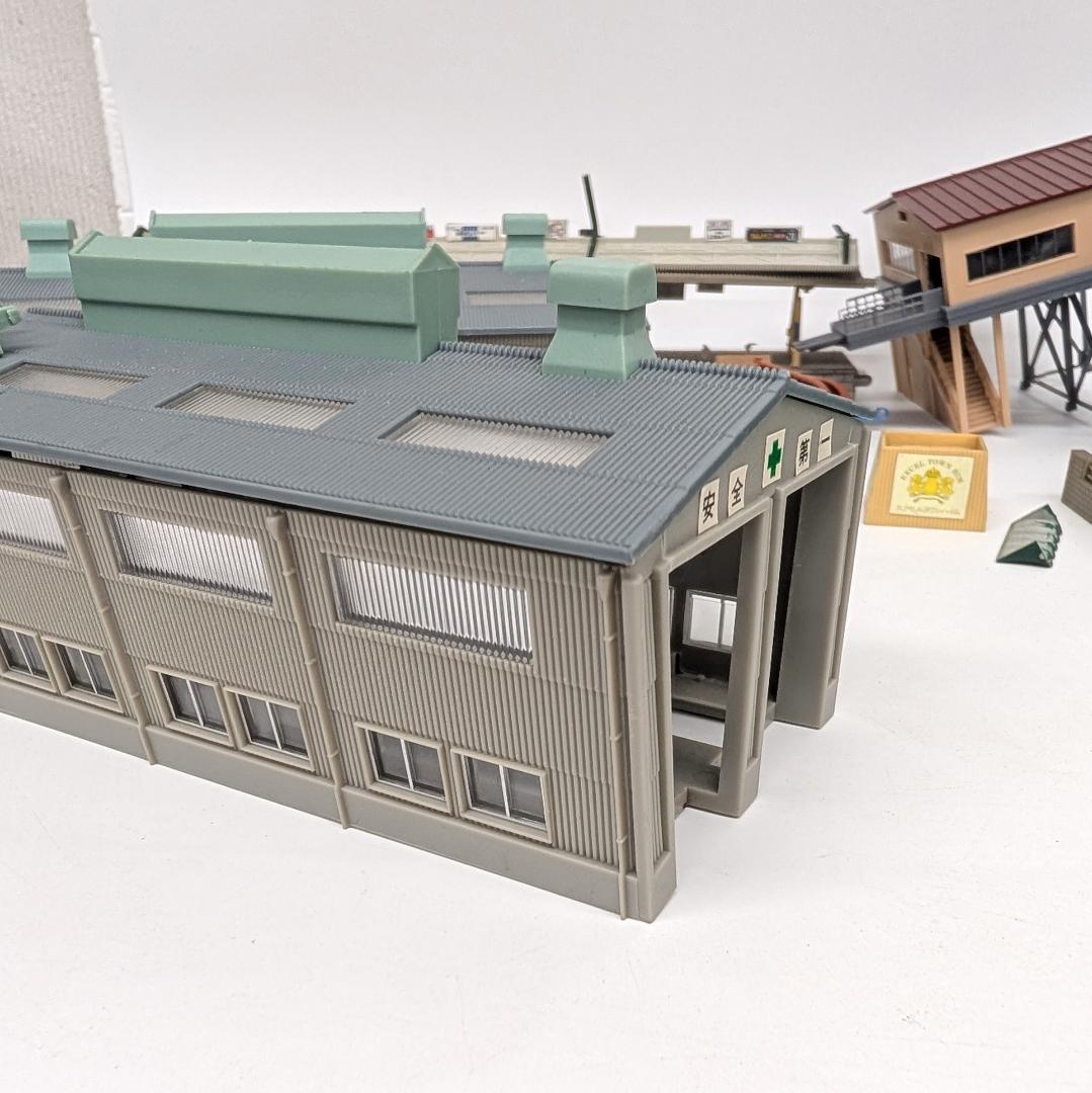鉄道模型用 ジオラマ 解体品 部品 ジャンク 建物等 大量セット TOMIX 他