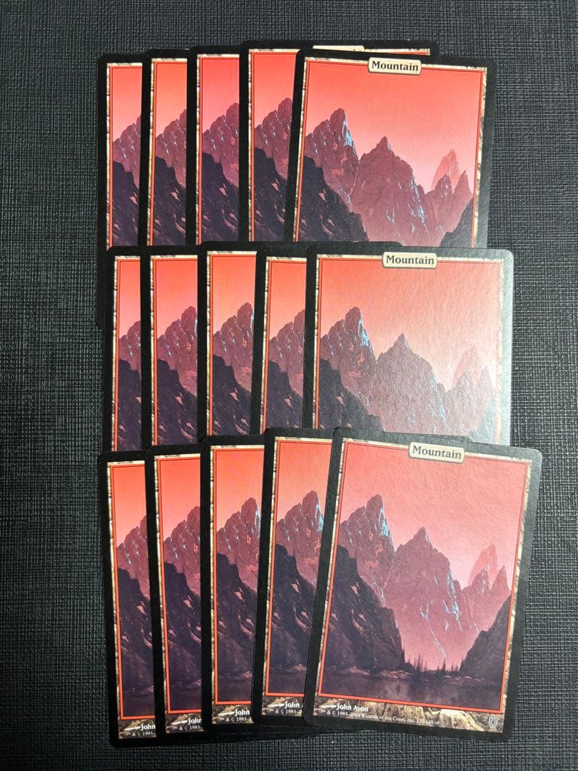 アンヒンジド山15枚