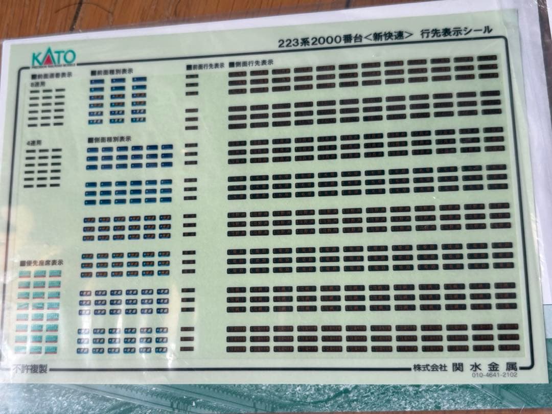 11/20まで 加工品 KATO 221系ダブルパンタ車＋223系2000番台