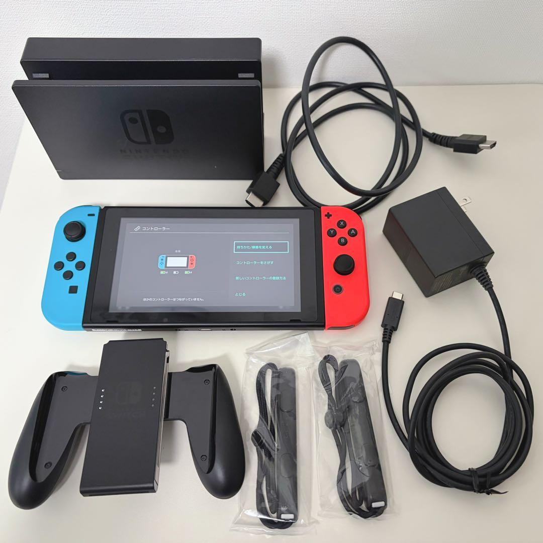 【中古/傷あり】ニンテンドースイッチ 本体 BUFFALO SDカード付き