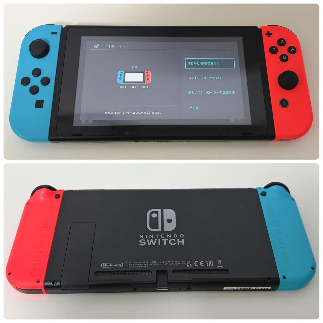 【中古/傷あり】ニンテンドースイッチ 本体 BUFFALO SDカード付き