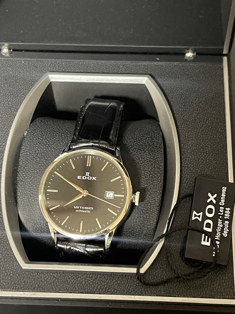EDOX LES VAUBERTS 自動巻き腕時計