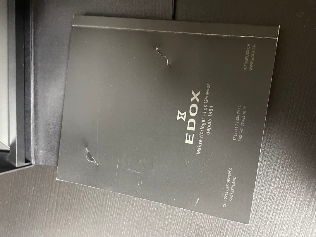 EDOX LES VAUBERTS 自動巻き腕時計