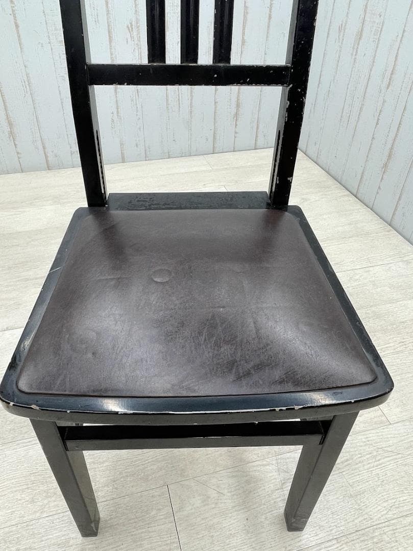 カワイ トムソン椅子 黒 高さ調整可能 ピアノ椅子 背もたれ KAWAI