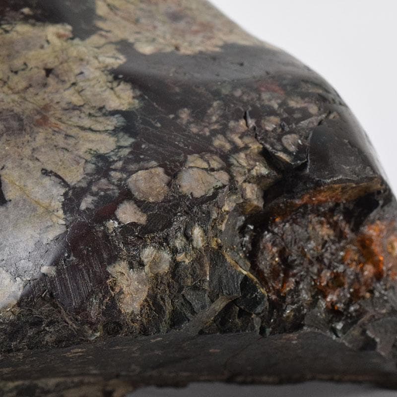 天然石　鑑賞石　菊花石　置物　重さ約788g　V　R8599