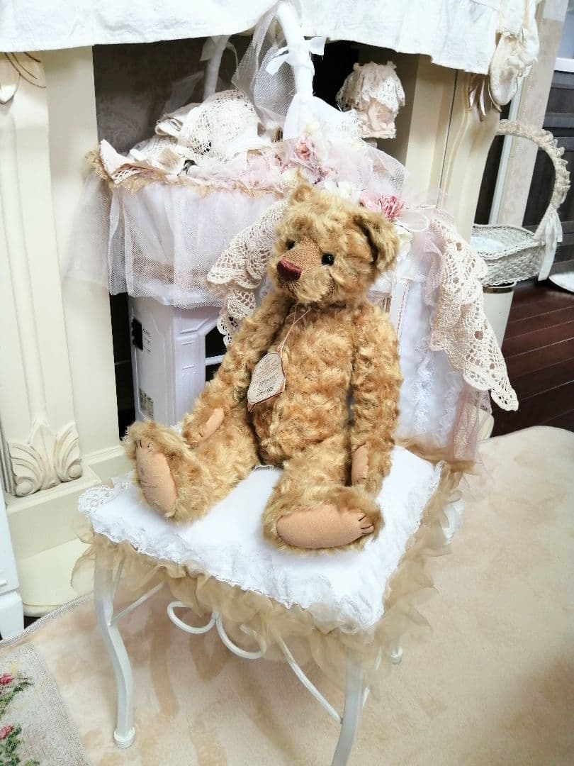 フリル♡レース♡アイアンドールチェア♡椅子♡薔薇♡