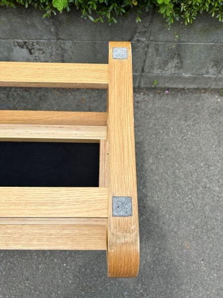 Y【中古】MUJI　無印良品　オーク材 リビングでもダイニングでもつかえるベンチ