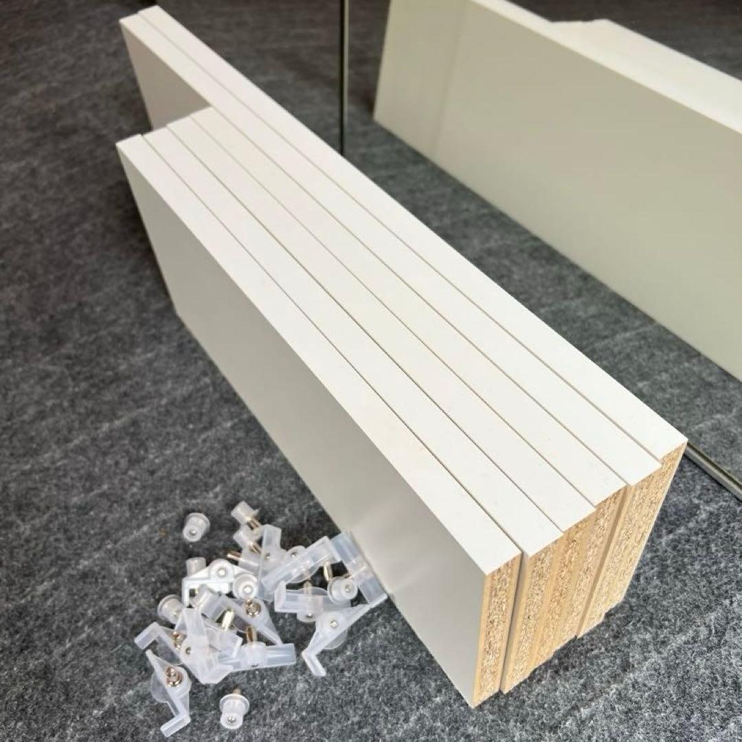 サンワカンパニー 洗面 ミラーボックス 三面鏡W1200