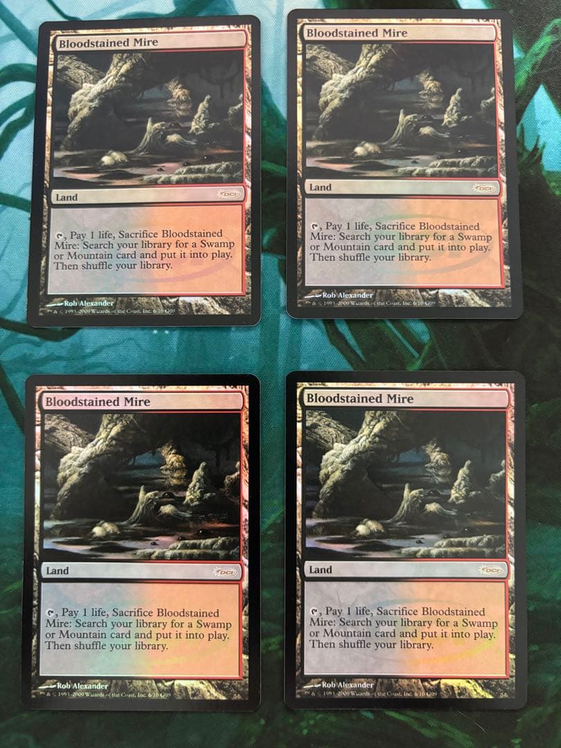 血染めのぬかるみ　ジャッジFOIL 4枚セット