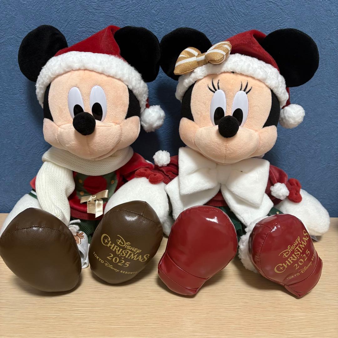 ディズニー クリスマス 2025 ぬいぐるみ ミッキー ミニー