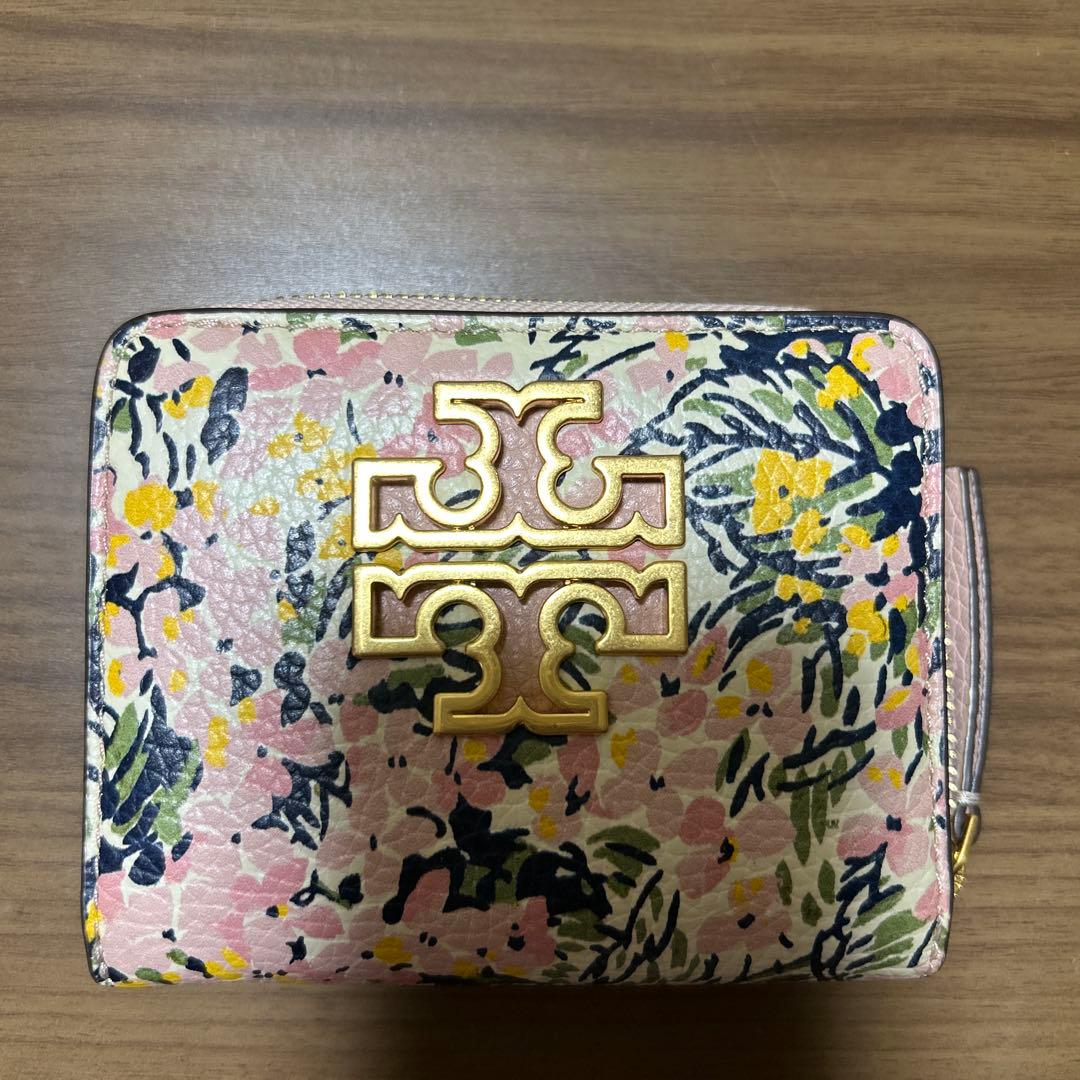 Tory Burch 花柄 二つ折り財布