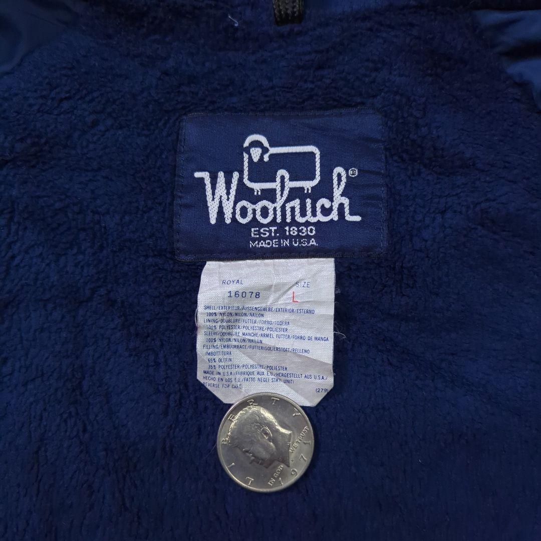 USA製 80s Woolrich ナイロンシェル ブルゾン L