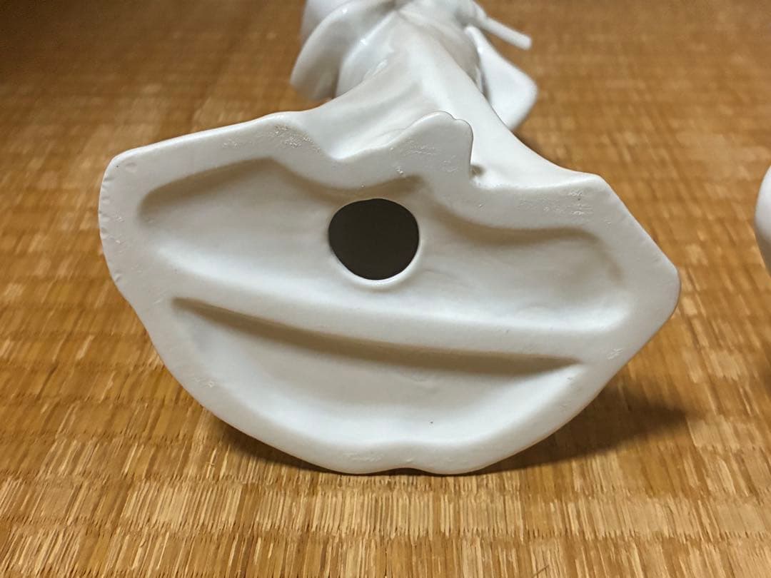 白磁 琴引き 和装 乙女 女人像 揃い 三体まとめて 時代物