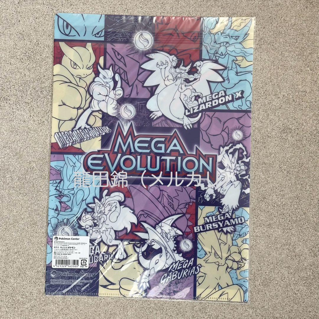 【新品未使用】　ポケモン　メガ進化　下敷き・クリアファイルセット　（匿名配送）