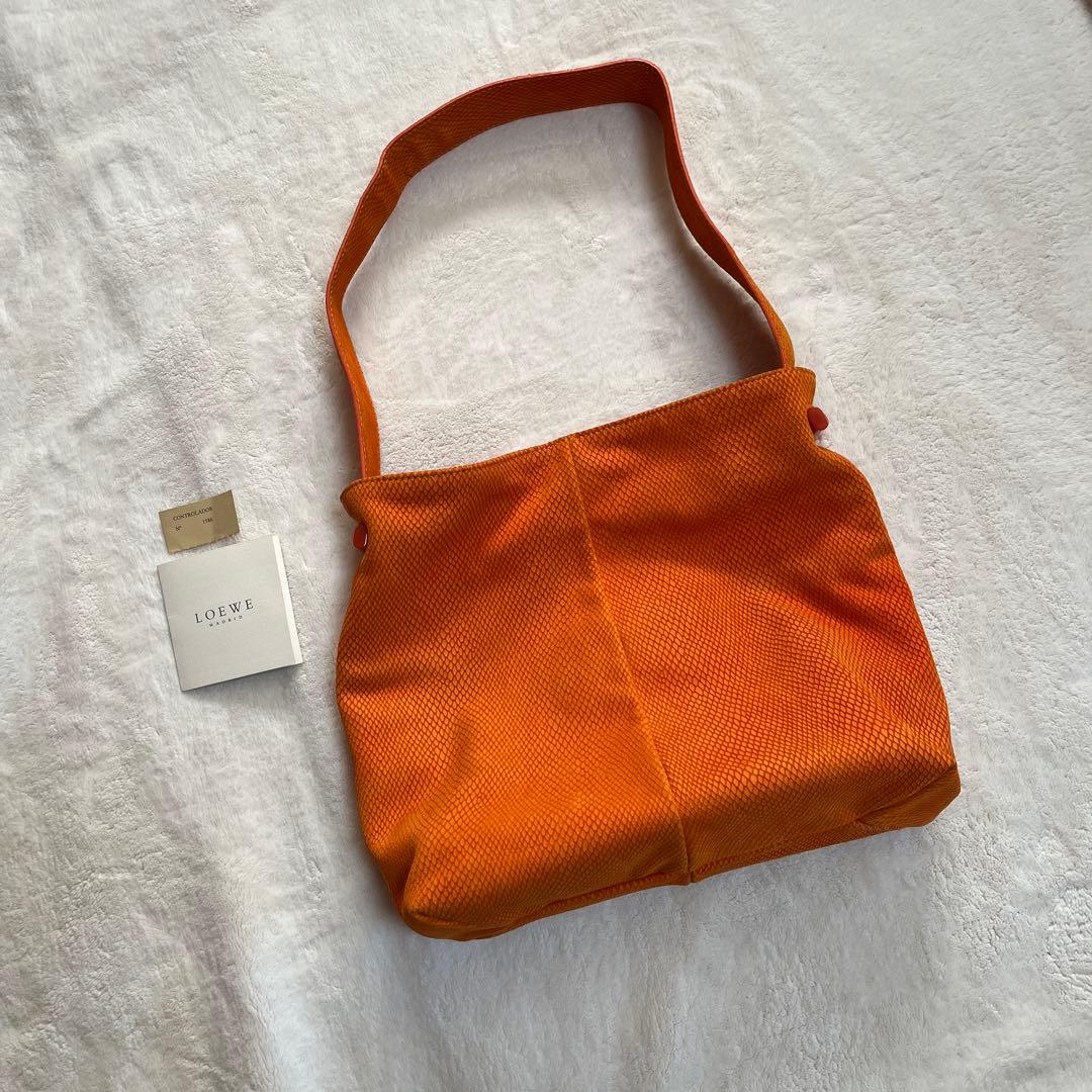 ロエベ LOEVE ショルダーバッグ　オレンジ