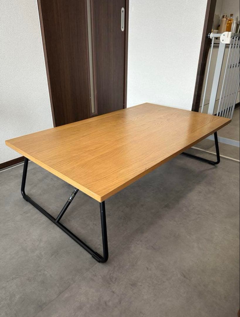 【しんやまんさん専用ページ】木目調シンプルテーブル 大きめ