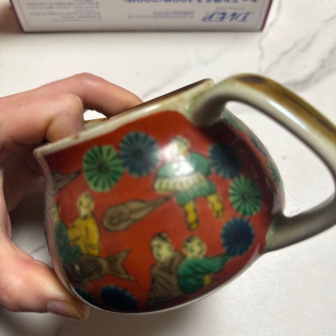 九谷 茶壷 急須 青木木米 古い茶碗