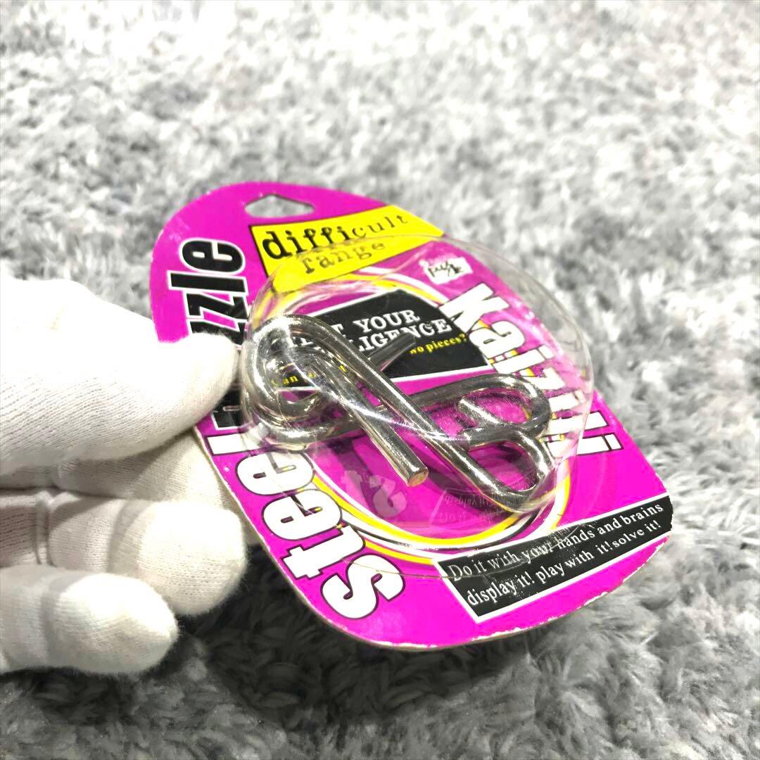 【新品】知恵の輪・steel puzzle 3セット
