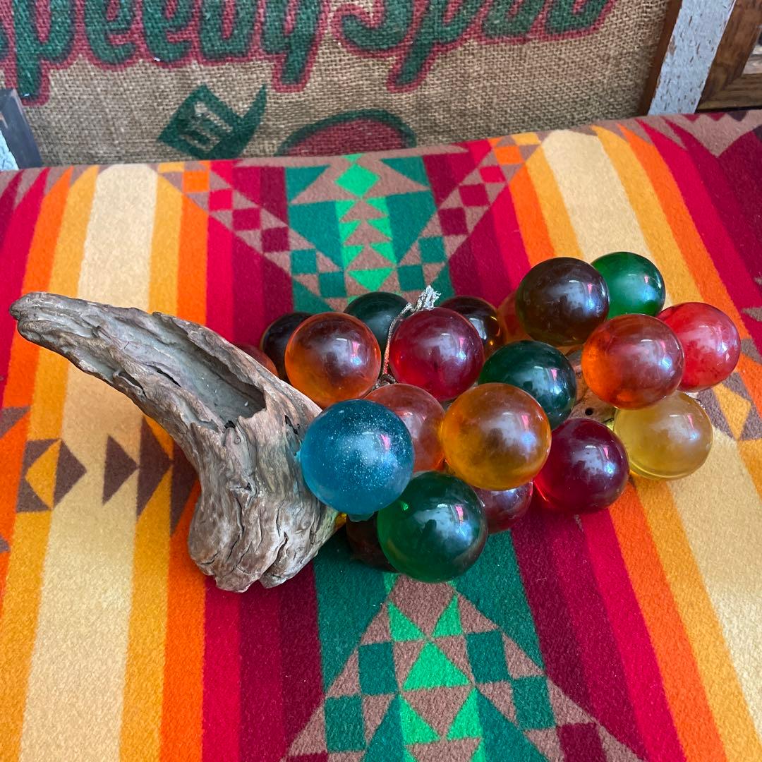 希少！50s〜60sミッドセンチュリー葡萄ぶどう置物アメリカアンティーク　USA