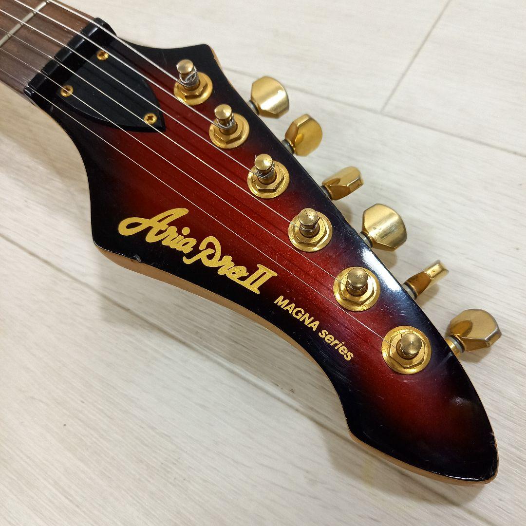 メンテナンス済み☆AriaPro2 MAGNA Series エレキギター 赤