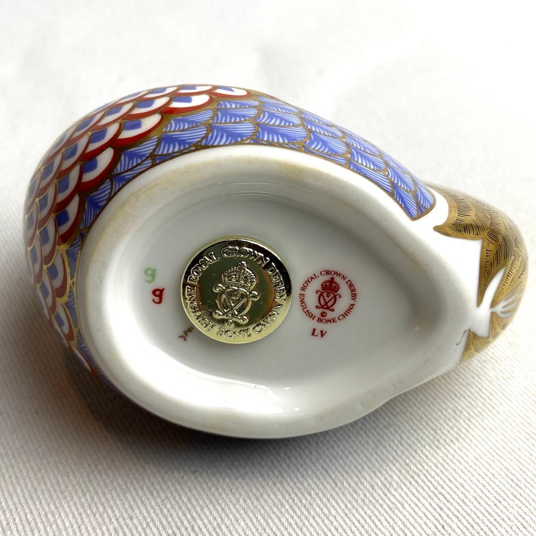 ロイヤルクラウンダービー　ペーパーウエイト　ニワトリ