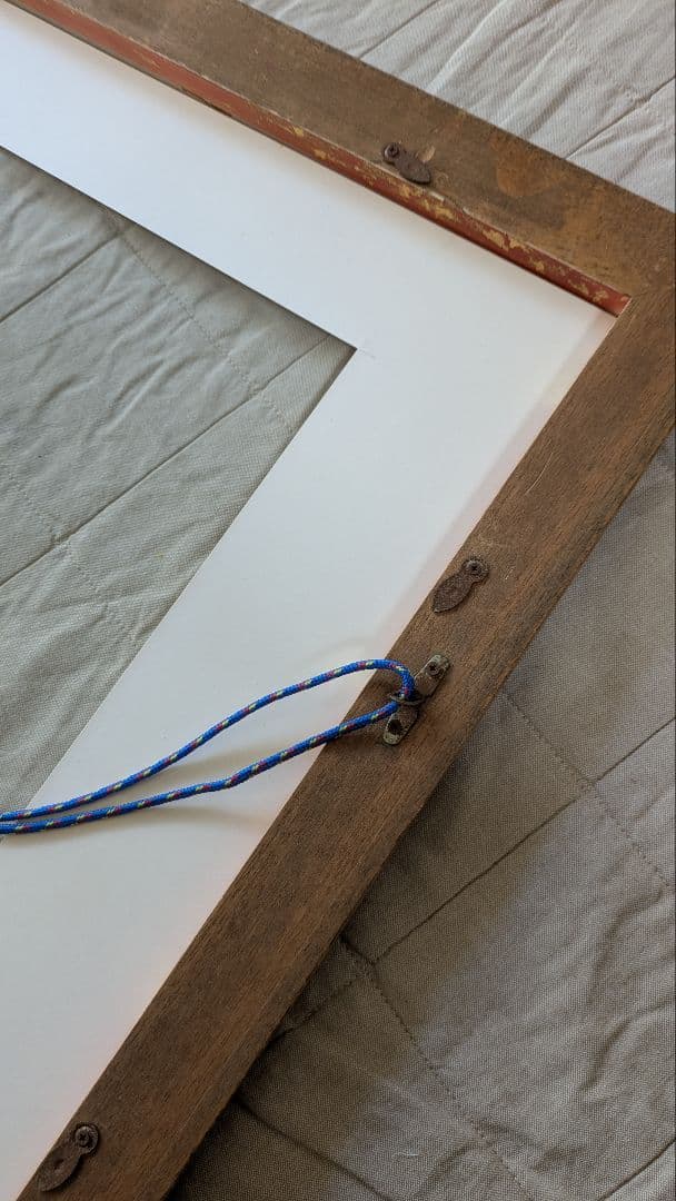 新道繁 リトグラフ 松 ガラス入り 額つき 【自宅保管品】