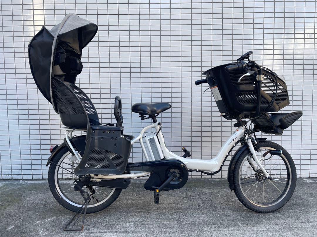 YAMAHA PAS kiss 20吋 電動アシスト自転車 3人乗り