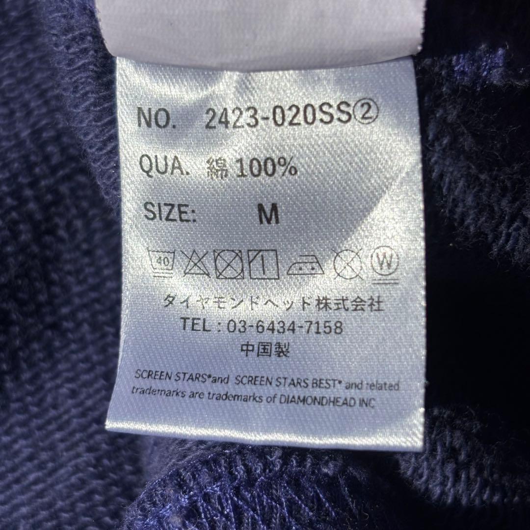 ナス紺 フェード 90s 00s vintage ダブルジップパーカー ボロ