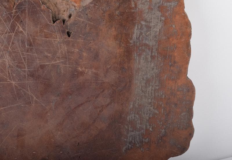 中国　唐木瘤木　敷板　飾台　煎茶台　V　3942