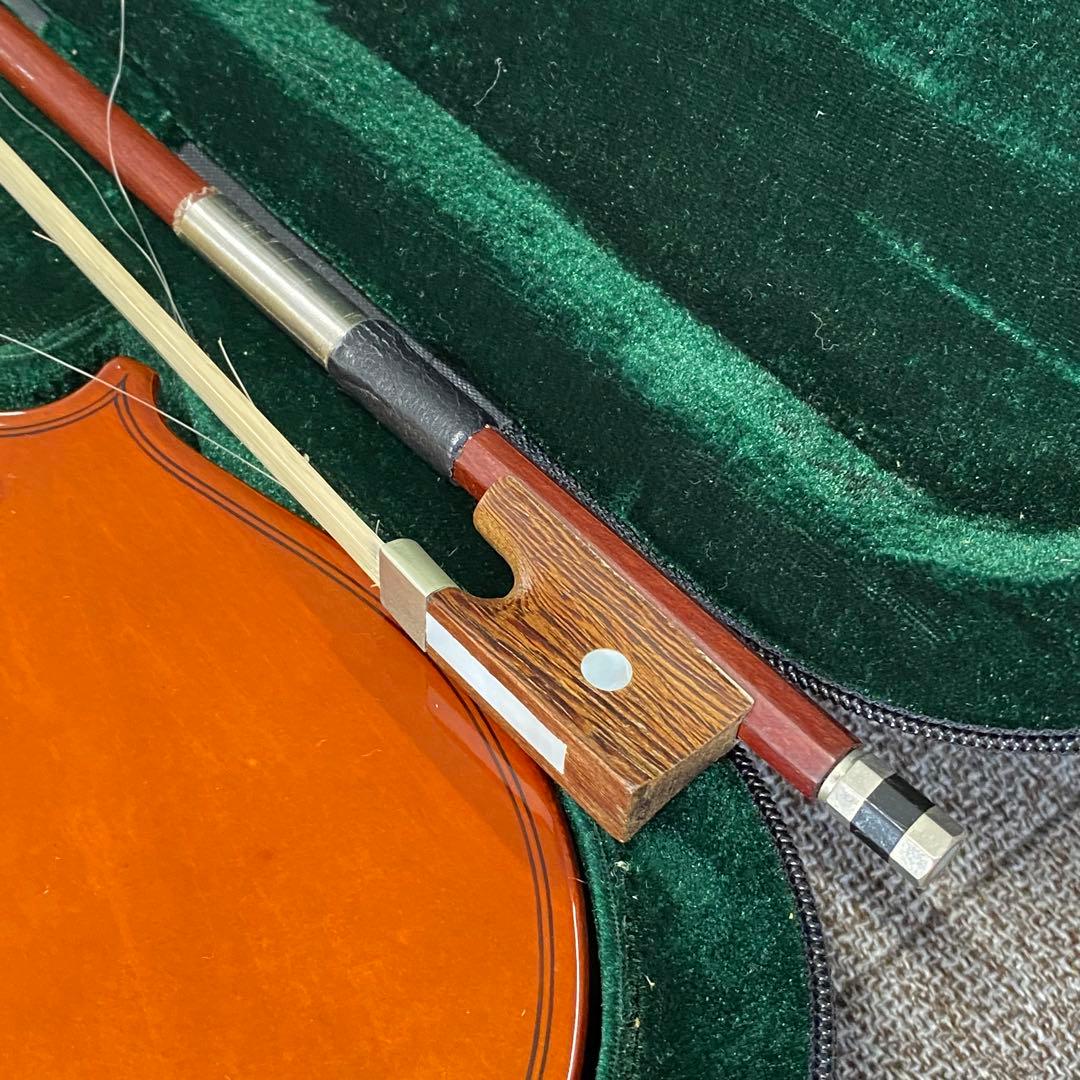 ◻︎美品 バイオリン 4/4 弓 ケース付き メーカー不明