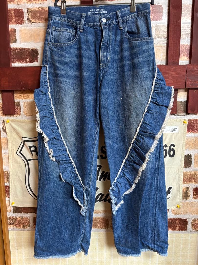 ゴートゥーハリウッド GO TO HOLLYWOOD リメイクデニムパンツ