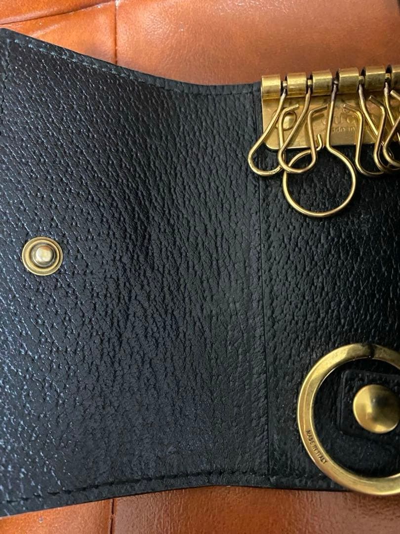 GUCCI グッチ　ビー　スター　蜂　星　アニマリエ　キーケース　ブラック