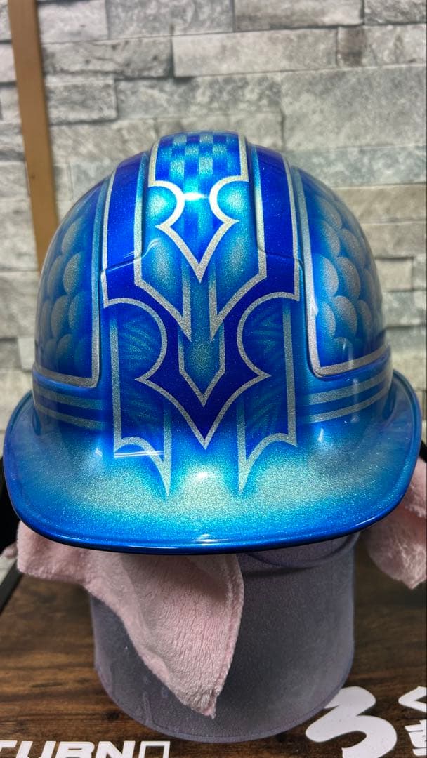 安全ヘルメット　作業ヘルメット　防災ヘルメット　カスタムペイント　デコトラ